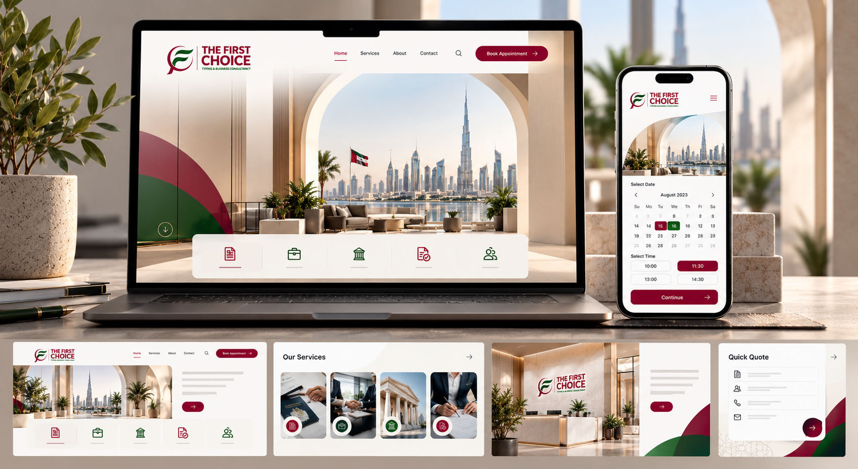 The First Choice website