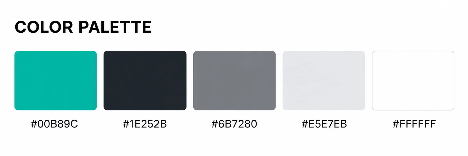 Ultra Care colour palette